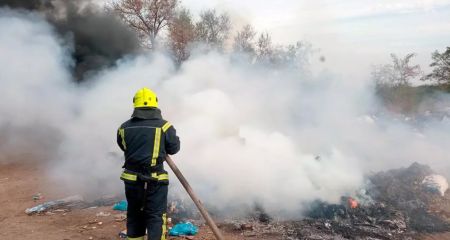 Пожарные Днепропетровщины потушили более полусотни пожаров за сутки