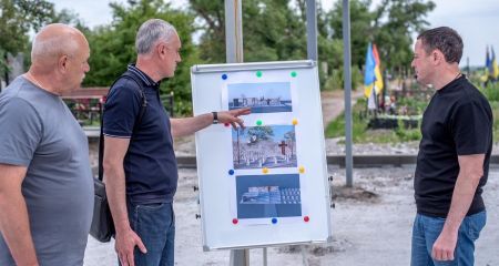 В Каменском начали строить мемориал погибшим героям