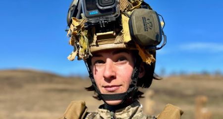 Танкистка из Канады присоединилась к Сичеславской десантной бригаде из Днепропетровщины