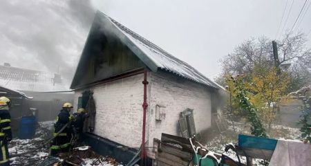 В Каменском во время пожара в доме погиб мужчина