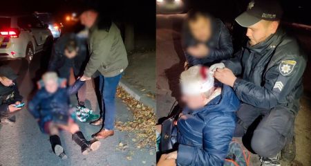 У Нікополі мопедист у темряві збив літню жінку (ВІДЕО)