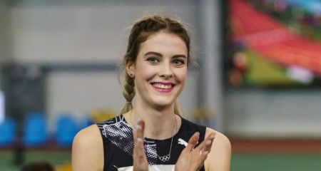 Легкоатлетка з Дніпра Магучіх підтримала боксера Усика запальним танцем (ВІДЕО)