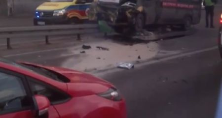 На Слобожанском проспекте в Днепре произошло жесткое ДТП (ВИДЕО)