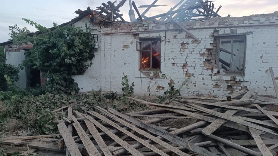 В ночь на 8 августа Никопольский и Криворожский районы находились под обстрелами