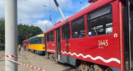 У Дніпрі зіткнулися два трамваї, є постраждалі