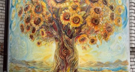 В Днепре появился мурал на стене многоэтажки (ФОТО)