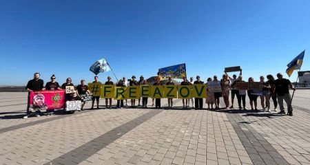 На Днепропетровщине состоялся автопробег в поддержку военнопленных
