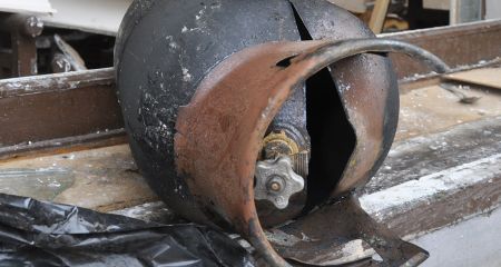 У Нікополі вибух газового балончика призвів до опіків у батька та дитини