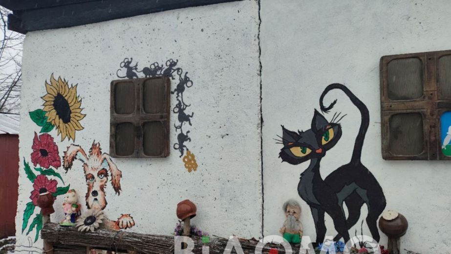 Хата-мазанка посеред Дніпра: у звичайному дворі відтворили етнохутір ХІХ століття (ФОТО)