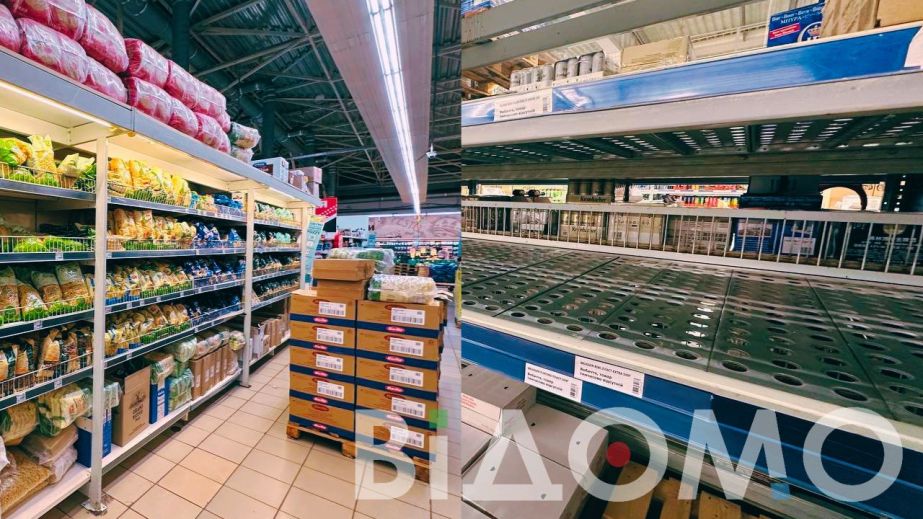 Прицельные атаки на продуктовые склады: как выглядят полки магазинов и супермаркетов в Кривом Роге (ФОТОРЕПОРТАЖ)