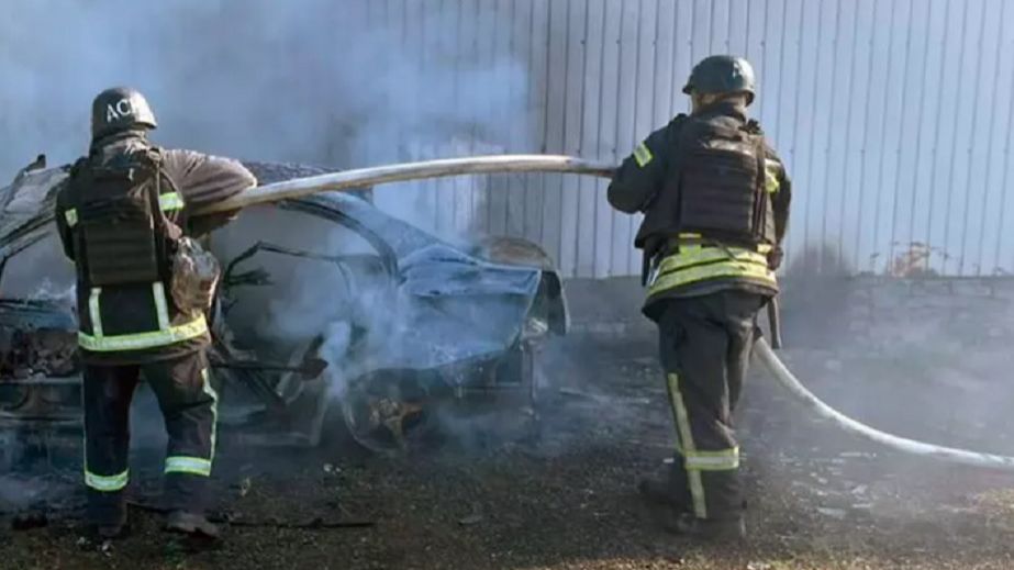 В Днепре во время движения загорелся автомобиль