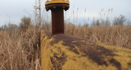 На Днепропетровщине из-за возгорания сухостоя поврежден газопровод