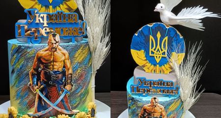 На підтримку захисників: дніпровський кондитер продав торт за 13 тисяч гривень на аукціоні (ФОТО)