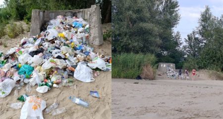 Росте щоденно: у Дніпрі на популярному пляжі відпочивальники влаштували стихійне сміттєзвалище