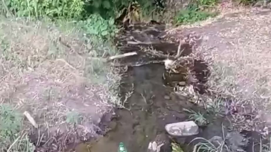 У Кривому Розі вода з каналізації активно наповнює річку Саксагань (ВІДЕО)
