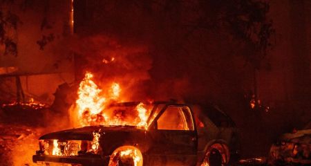 В Днепре снова подожгли автомобиль военного (ФОТО)
