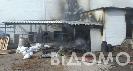 Во время пожара на Криворожье поджарились овощи (ФОТО)