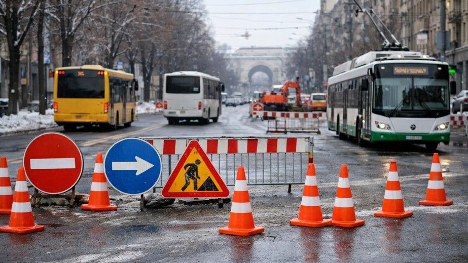 На двух улицах в Днепре могут сузить проезд из-за работ на сетях