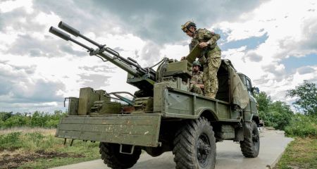 В Воздушном командовании "Схід" показали, как сбивали дроны ночью 6 октября (ВИДЕО)