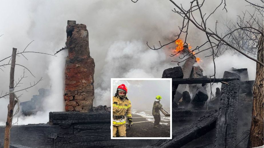 У Кривому Розі вщент згорів дачний будинок (ФОТО)