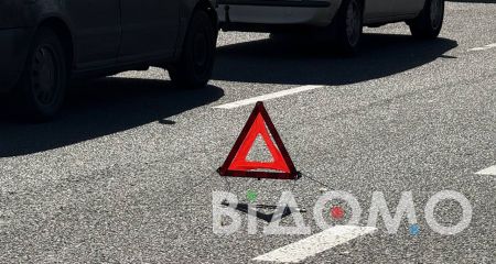 На мосту в Каменском...