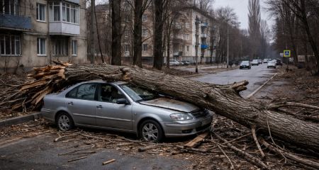 У Кривому Розі дерев...