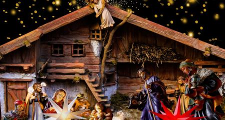 У парку Шевченка в Дніпрі облаштували неймовірний різдвяний вертеп (ВІДЕО)