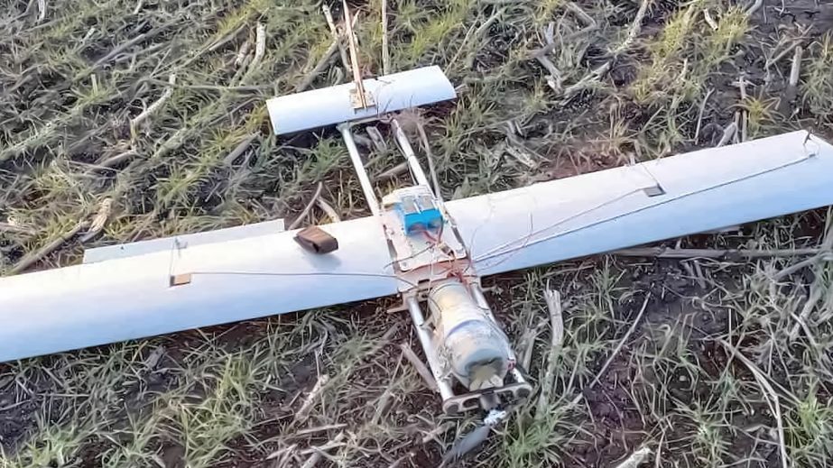 В Никополе атака вражеского дрона попала на видео