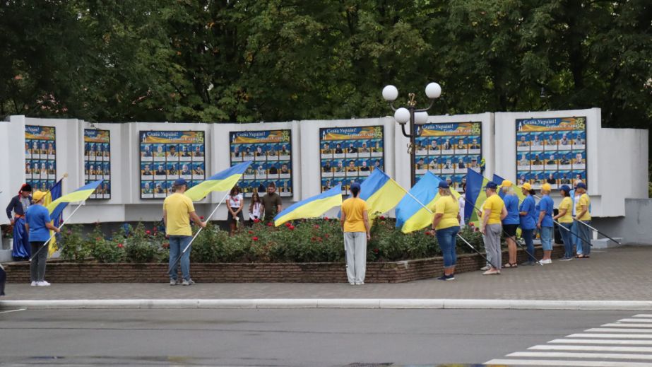 Як на Нікопольщині відзначили День Державного Прапора України (ФОТО)