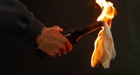 У Дніпрі затримали агента фсб, який підпалив броньований евакуаційний тягач