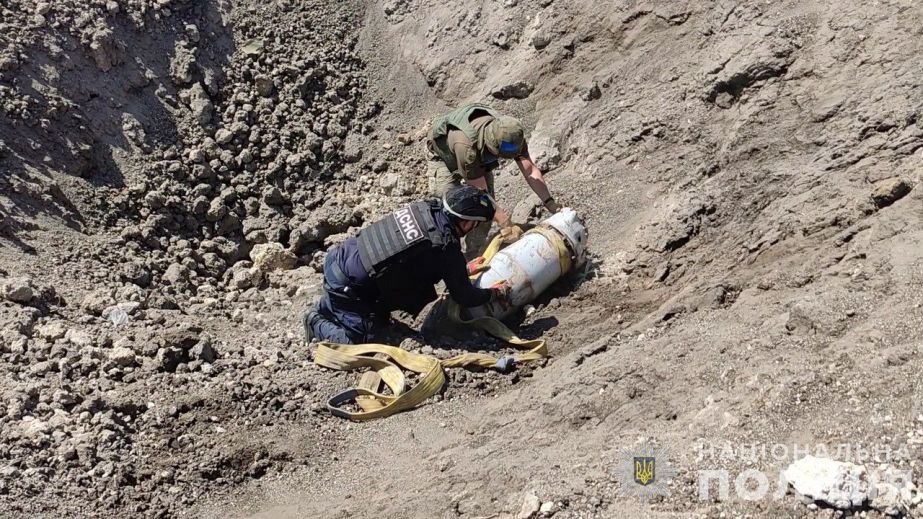 В Днепропетровской области обезвредили боевую часть сбитой ракеты