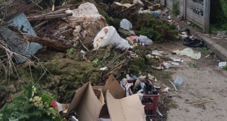 У Кривому Розі на стихійному смітнику біля елітних будинків знайшли "коктейлі Молотова"