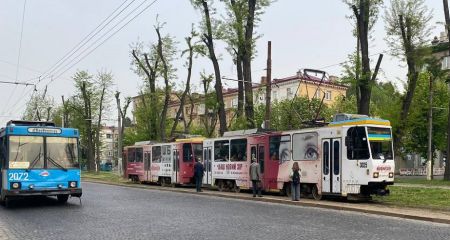 Из-за ремонтных работ 28 апреля Днепре ряд троллейбусов и трамваев изменят маршруты