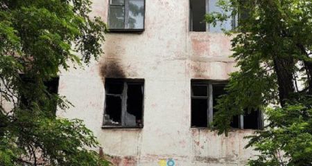 В Кривом Роге горело общежитие