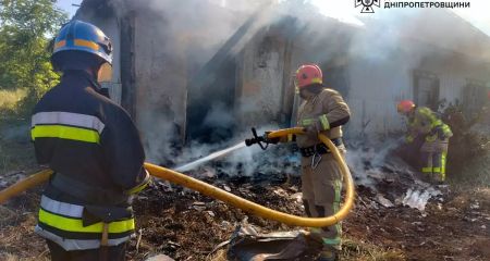 У Дніпропетровській області під час пожежі врятували людину