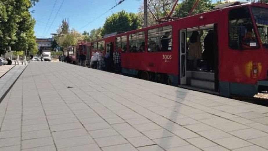 В Днепре на Соборной площади появятся "Венские платформы" для трамваев
