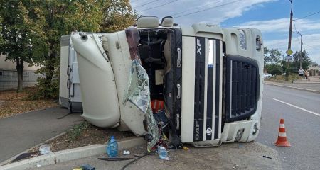 ДТП с фурой с поросятами в Днепропетровской области: погибла четверть животных