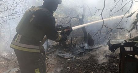 В течение 23 июля россияне обстреливали Никопольщину артиллерией и применили дроны