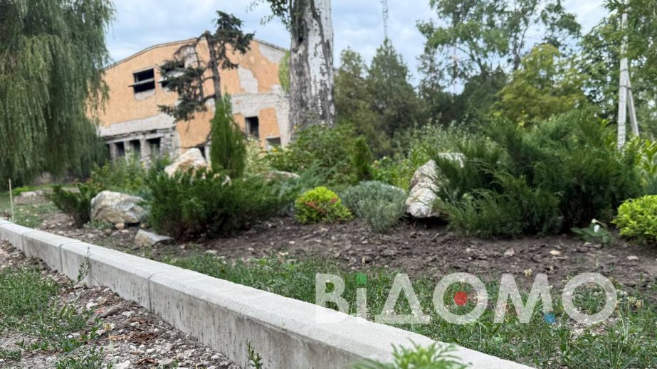 У парку Павлограда встановлюють нові бордюри (ФОТО, ВІДЕО)