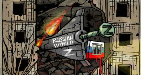 Український художник створив ілюстрацію трагедії після влучання російського дрона в будинок у Дніпрі