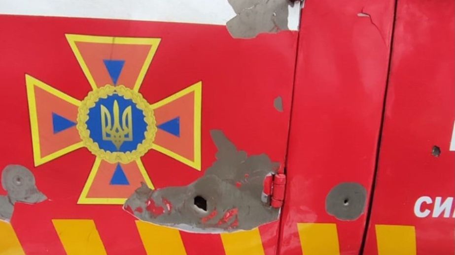 Оккупанты ударили по спасателям БпЛА во время тушения пожара после предыдущей атаки (ФОТО)