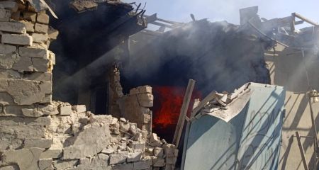 Майже 20 разів ворог атакував п'ять районів області артилерією, безпілотниками, авіабомбами та ракетою: поранено двоє людей