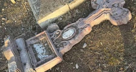 Разбитые могилы и надгробия: враг атаковал кладбище на Днепропетровщине (ФОТО)