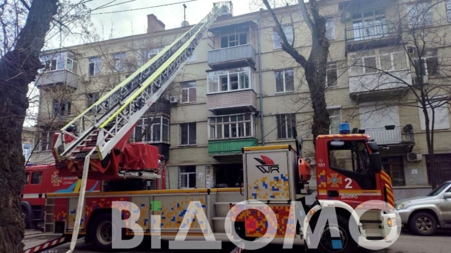 В Днепре во время атаки повреждено историческое здание, которому почти сто лет (ФОТО)