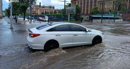 Днепр пошел под воду...