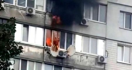 В Днепре произошел масштабный пожар в многоэтажке (ФОТО)