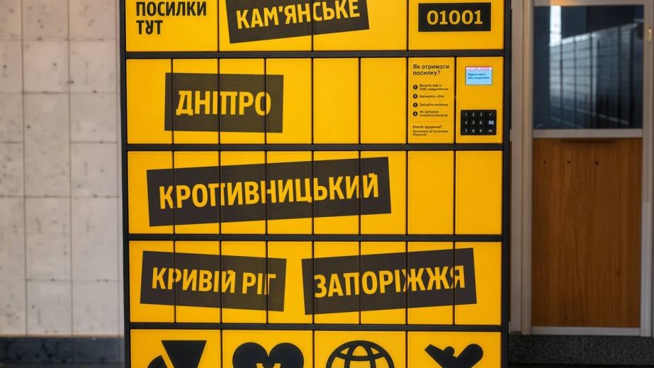 "Укрпошта" масштабує мережу комірок швидкої видачі: сервіс став доступним у містах Дніпропетровщини