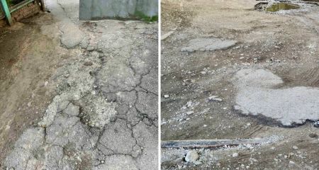 У Дніпрі мешканці п'яти багатоповерхівок на Поля скаржаться на тотальне бездоріжжя: (ФОТО)