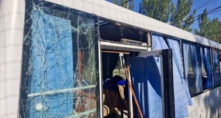 Загинув чоловік внаслідок удару FPV-дрона по автобусу на Нікопольщині