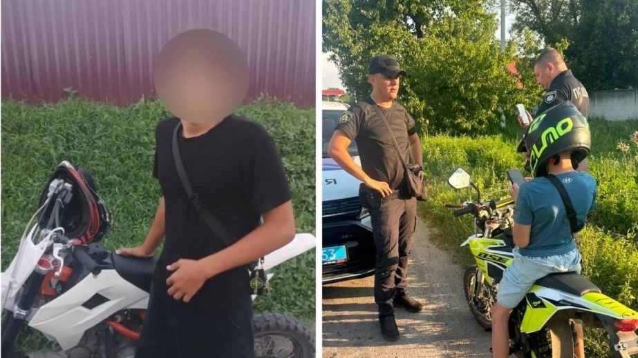 У Самарівському районі поліція задокументувала порушення з боку неповнолітніх на мототранспорті